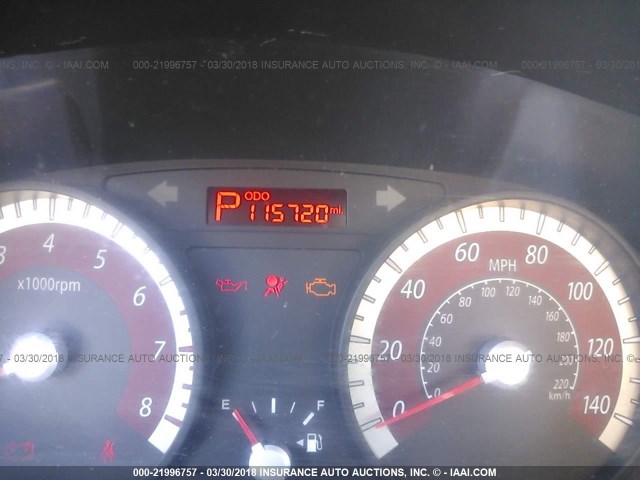 KNADH4A30A6603584 - 2010 KIA RIO LX/SX RED photo 7