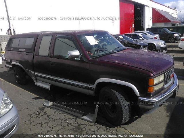 2GTFK29K5R1501231 - 1994 GMC SIERRA K2500 MAROON photo 1