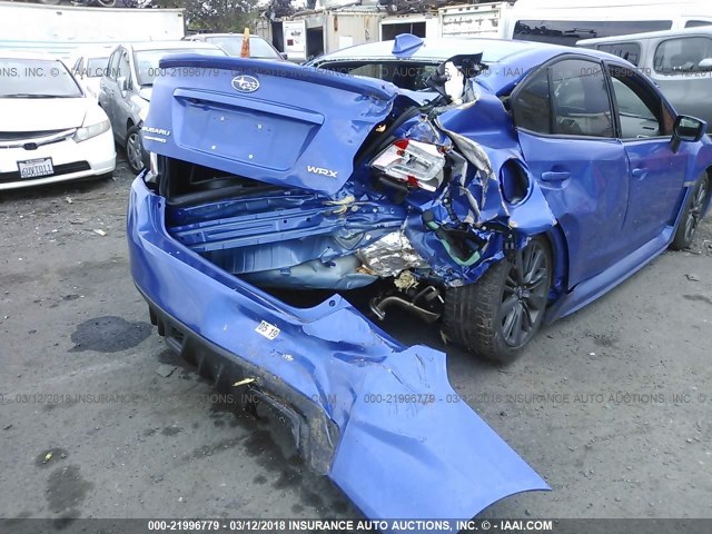 JF1VA1B61H9838688 - 2017 SUBARU WRX BLUE photo 6