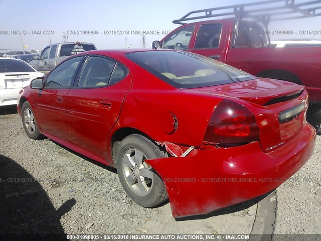 2G2WP552071196179 - 2007 PONTIAC GRAND PRIX RED photo 6
