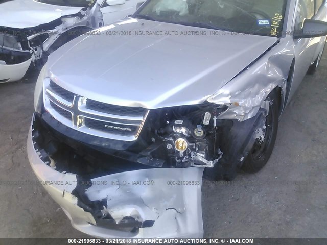 1B3BD4FB8BN541950 - 2011 DODGE AVENGER EXPRESS 银色 照片 6
