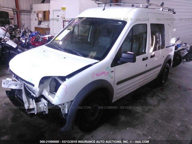 NM0LS6BN1CT079827 - 2012 FORD TRANSIT CONNECT XLT WHITE photo 2