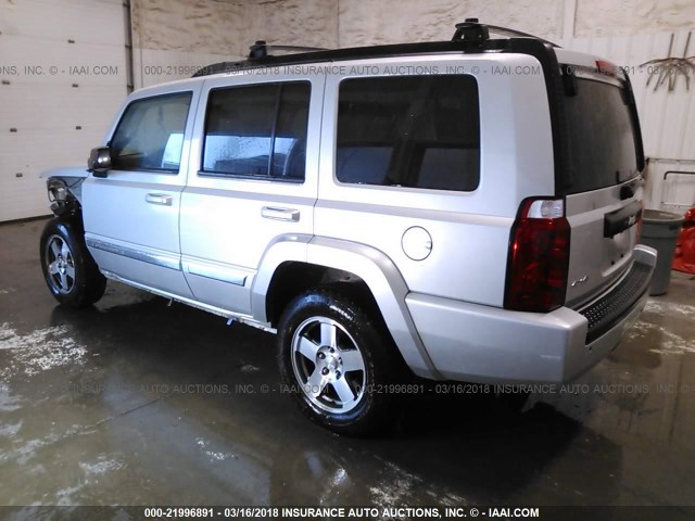 1J4RG4GK1AC137041 - 2010 JEEP COMMANDER SPORT SILVER photo 3