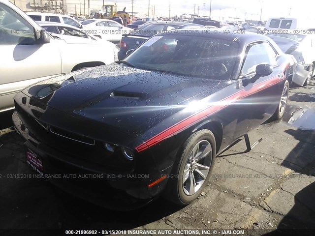 2C3CDZAG5FH869008 - 2015 DODGE CHALLENGER SXT BLACK photo 2