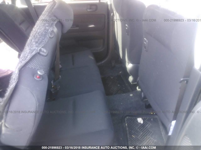 JTLKT334764042607 - 2006 TOYOTA SCION XB BLACK photo 8