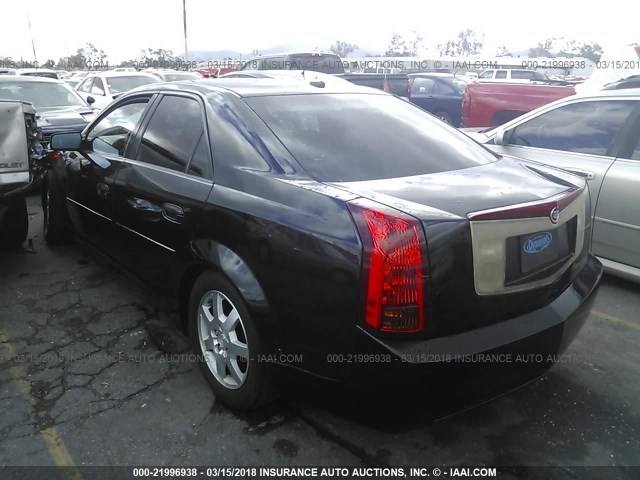 1G6DP577760147683 - 2006 CADILLAC CTS HI FEATURE V6 BLACK photo 3