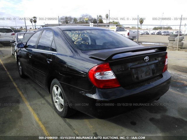 JTDBE32K830230464 - 2003 TOYOTA CAMRY LE/XLE 黑色 照片 3