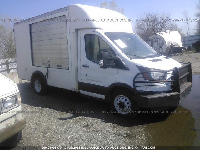 1FDSF6PV5FKB09106 - 2015 FORD TRANSIT T-350 HD WHITE photo 1