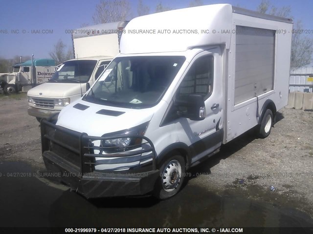 1FDSF6PV5FKB09106 - 2015 FORD TRANSIT T-350 HD WHITE photo 2