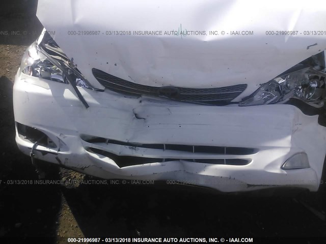4T1BF32K53U052207 - 2003 TOYOTA CAMRY LE/XLE/SE WHITE photo 6