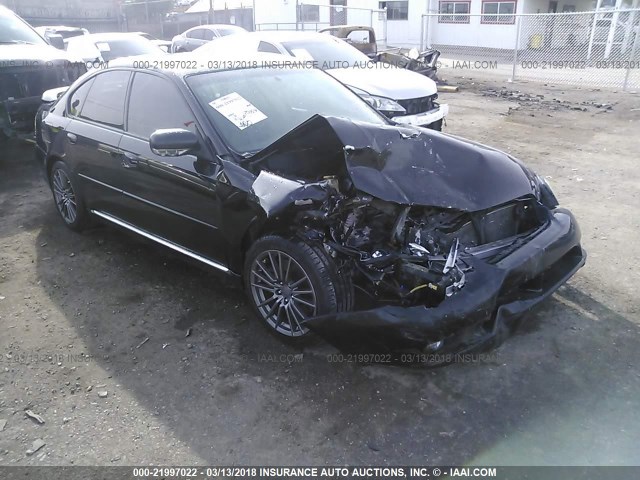 4S3BL676X66201813 - 2006 SUBARU LEGACY GT LIMITED BLACK photo 1