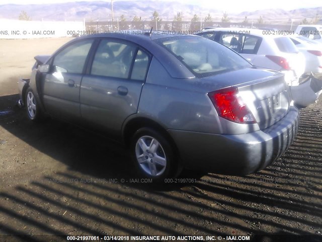 1G8AJ55F56Z141107 - 2006 SATURN ION LEVEL 2 GRAY photo 3