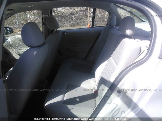 1G1AK52F357577366 - 2005 CHEVROLET COBALT SILVER photo 8