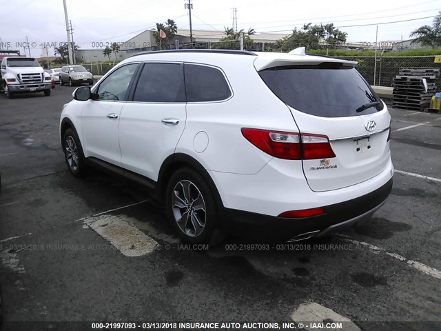 KM8SMDHF4GU150639 - 2016 HYUNDAI SANTA FE SE WHITE photo 3