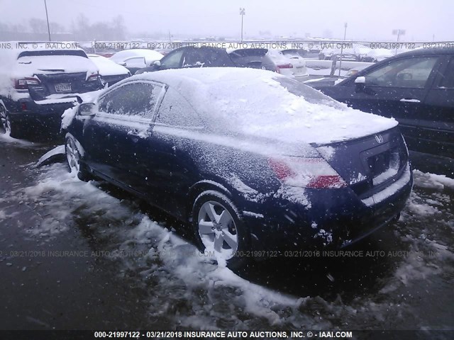 2HGFG129X8H550130 - 2008 HONDA CIVIC EXL Dark Blue photo 3