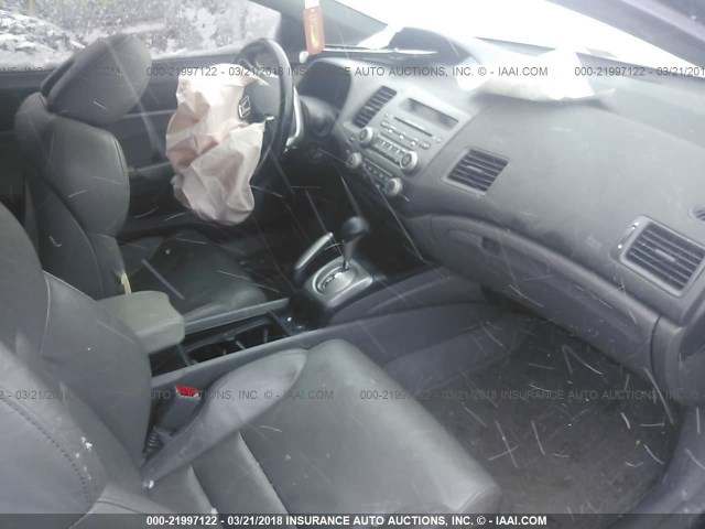 2HGFG129X8H550130 - 2008 HONDA CIVIC EXL Dark Blue photo 5
