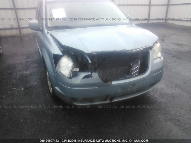 2A8HR54P58R682090 - 2008 CHRYSLER TOWN & COUNTRY TOURING Light Blue photo 6