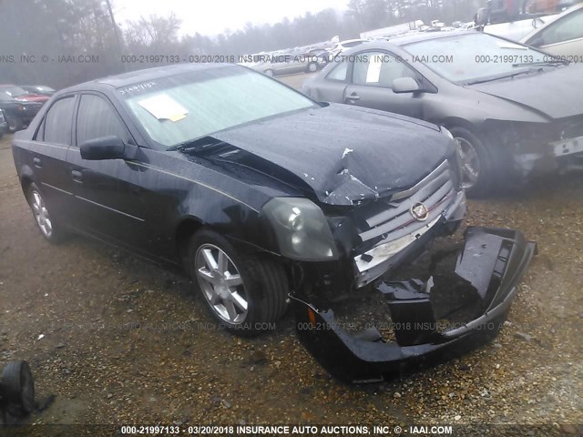 1G6DP567450169012 - 2005 CADILLAC CTS HI FEATURE V6 BLACK photo 1