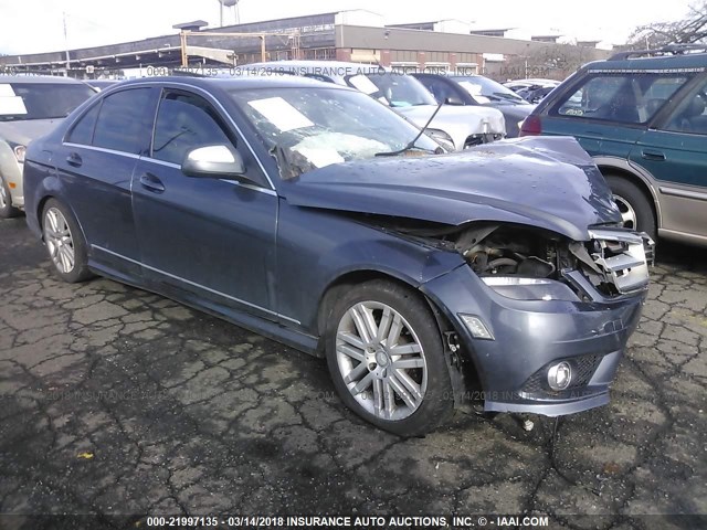 WDDGF81X28F067334 - 2008 MERCEDES-BENZ C 300 4MATIC GRAY photo 1