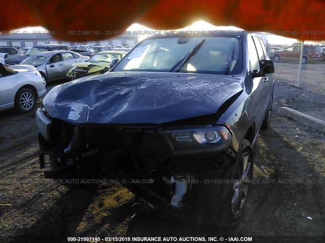 1C4RDJAG3FC771458 - 2015 DODGE DURANGO SXT GRAY photo 2