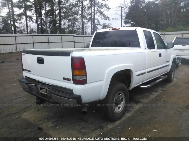1GTHC29U42E304269 - 2002 GMC SIERRA C2500 HEAVY DUTY 白色 照片 4