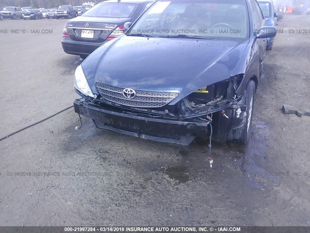 4T1BE30K24U348020 - 2004 TOYOTA CAMRY LE/XLE/SE 蓝色 照片 6