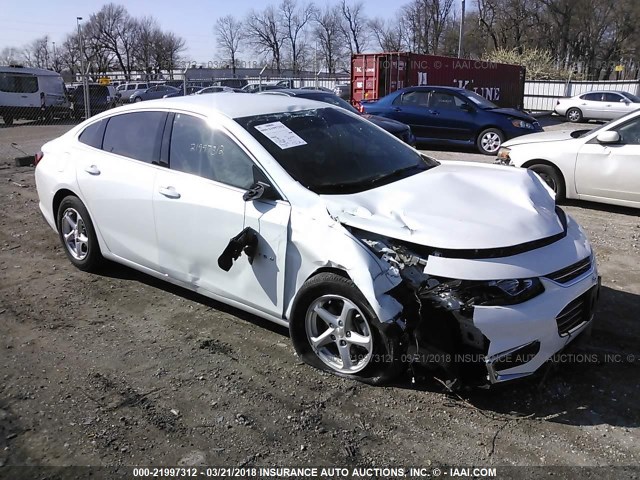 1G1ZB5ST9GF359983 - 2016 CHEVROLET MALIBU LS თეთრი ფოტო 1