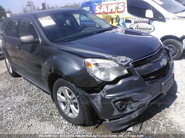 2CNALBEC0B6238236 - 2011 CHEVROLET EQUINOX LS GRAY photo 1