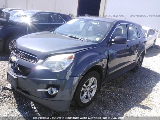 2CNALBEC0B6238236 - 2011 CHEVROLET EQUINOX LS GRAY photo 2