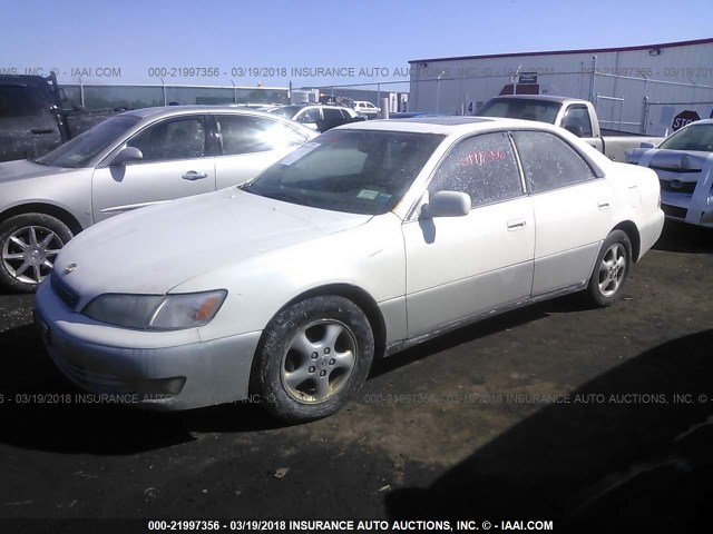 JT8BF28G6Y0250003 - 2000 LEXUS ES 300 WHITE photo 2