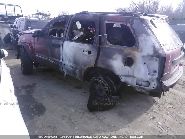 1J4GR48K45C709371 - 2005 JEEP GRAND CHEROKEE LAREDO/COLUMBIA/FREEDOM 勃艮第红 照片 3