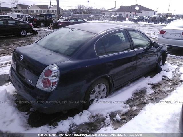 1N4AL11D66N448862 - 2006 NISSAN ALTIMA S/SL BLUE photo 4