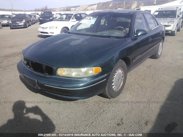 2G4WS52M1W1537339 - 1998 BUICK CENTURY CUSTOM GREEN photo 6