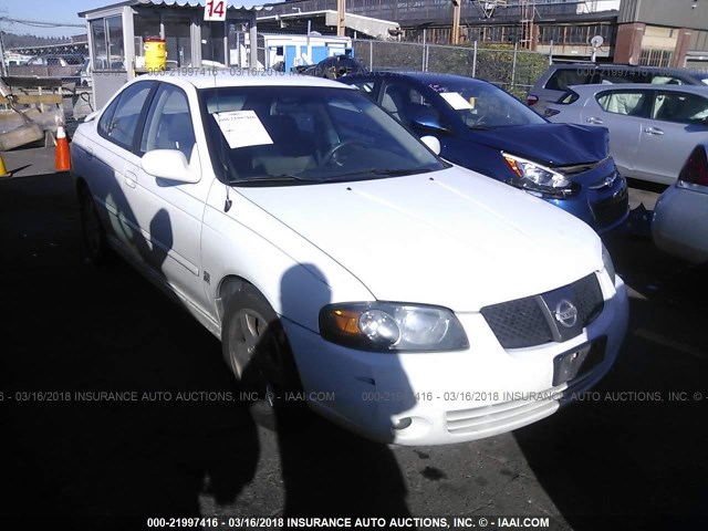 3N1AB51D34L729683 - 2004 NISSAN SENTRA SE-R SPEC V WHITE photo 1