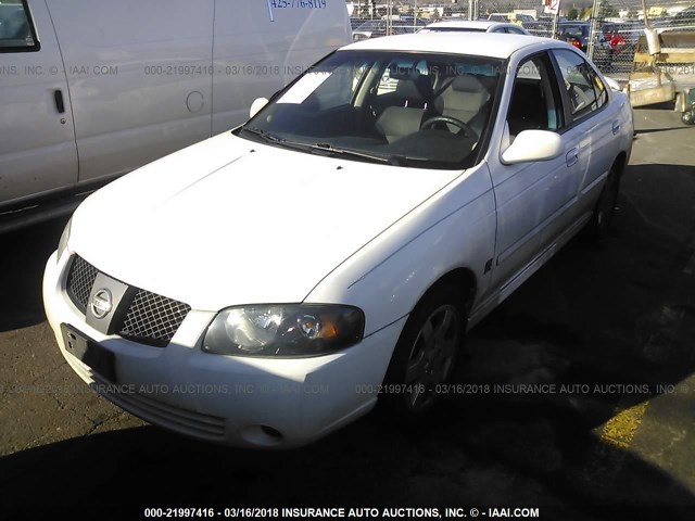 3N1AB51D34L729683 - 2004 NISSAN SENTRA SE-R SPEC V WHITE photo 2