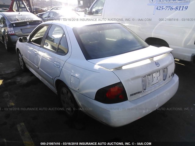 3N1AB51D34L729683 - 2004 NISSAN SENTRA SE-R SPEC V WHITE photo 3