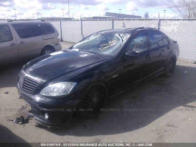 WDDNG77X89A239452 - 2009 MERCEDES-BENZ S 63 AMG 黑色 照片 2