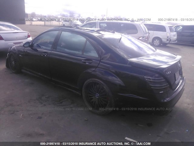WDDNG77X89A239452 - 2009 MERCEDES-BENZ S 63 AMG 黑色 照片 3