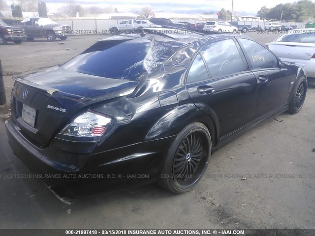 WDDNG77X89A239452 - 2009 MERCEDES-BENZ S 63 AMG 黑色 照片 4