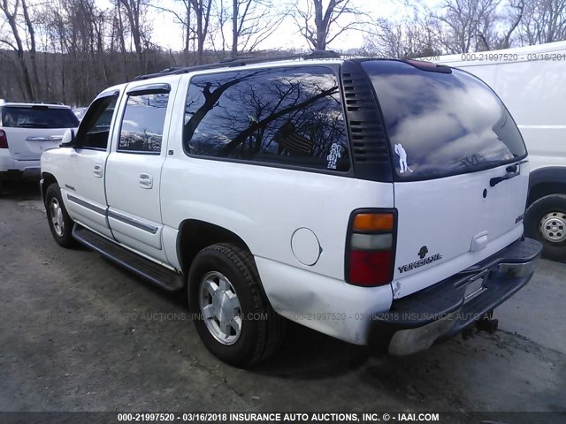 3GKFK16TX4G277482 - 2004 GMC YUKON XL K1500 WHITE photo 3