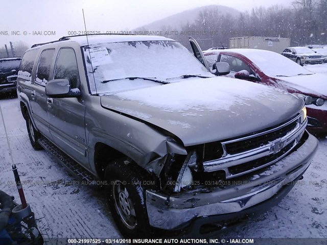 3GNFK16T41G101378 - 2001 CHEVROLET SUBURBAN K1500 SILVER photo 1