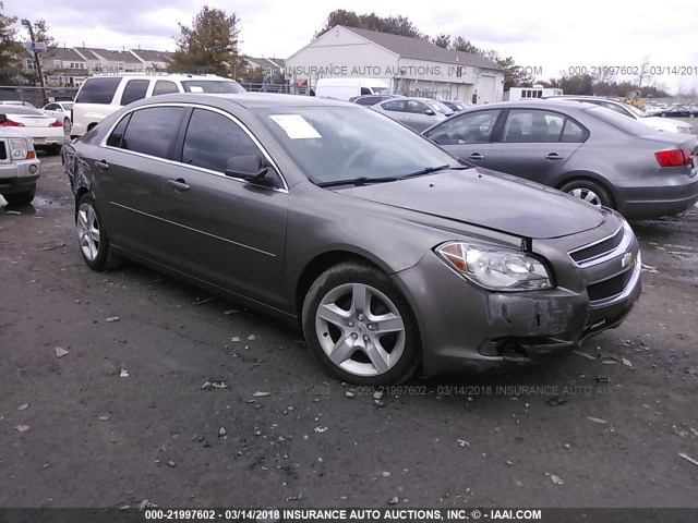 1G1ZB5E01CF275751 - 2012 CHEVROLET MALIBU LS 棕色 照片 1
