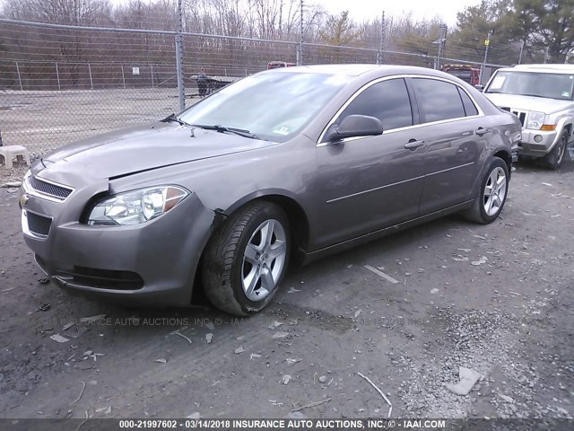 1G1ZB5E01CF275751 - 2012 CHEVROLET MALIBU LS 棕色 照片 2