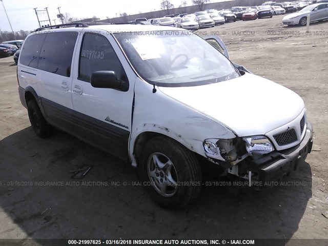 1GMDX03E3YD238607 - 2000 PONTIAC MONTANA WHITE photo 1