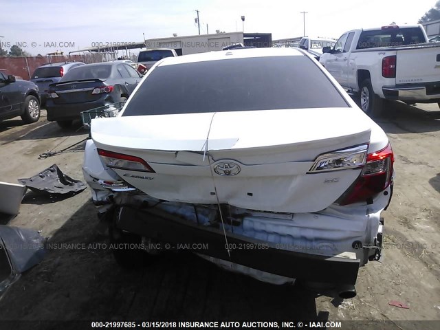 4T1BF1FK6EU803736 - 2014 TOYOTA CAMRY L/SE/LE/XLE თეთრი ფოტო 6