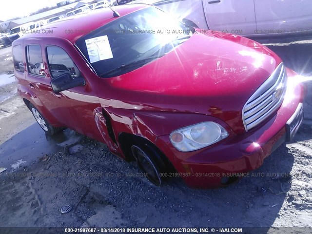 3GNCA33B29S500828 - 2009 CHEVROLET HHR LS RED photo 1