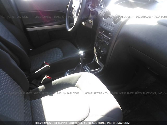 3GNCA33B29S500828 - 2009 CHEVROLET HHR LS RED photo 5