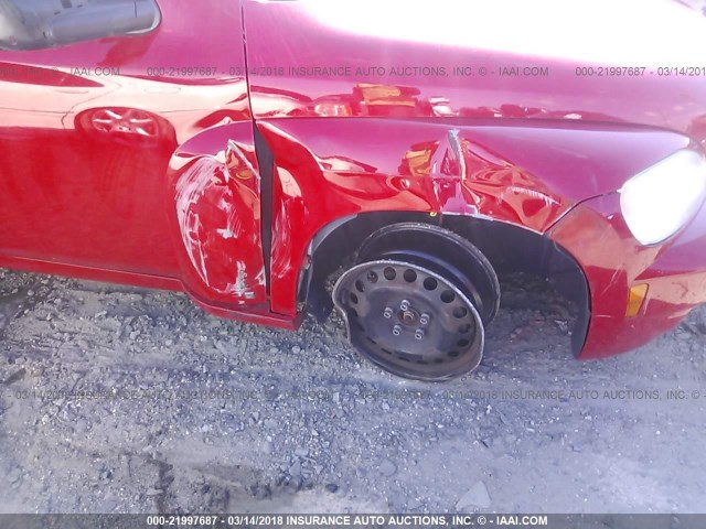 3GNCA33B29S500828 - 2009 CHEVROLET HHR LS RED photo 6