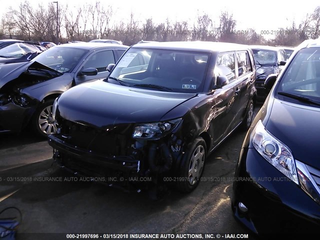 JTLZE4FE9EJ061565 - 2014 TOYOTA SCION XB ბურგუნდია ფოტო 2