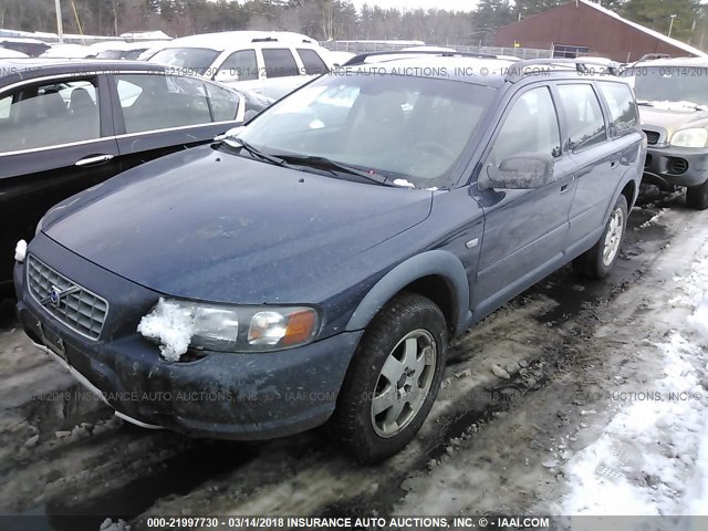 YV1SZ59H841150601 - 2004 VOLVO XC70 Dark Blue photo 2